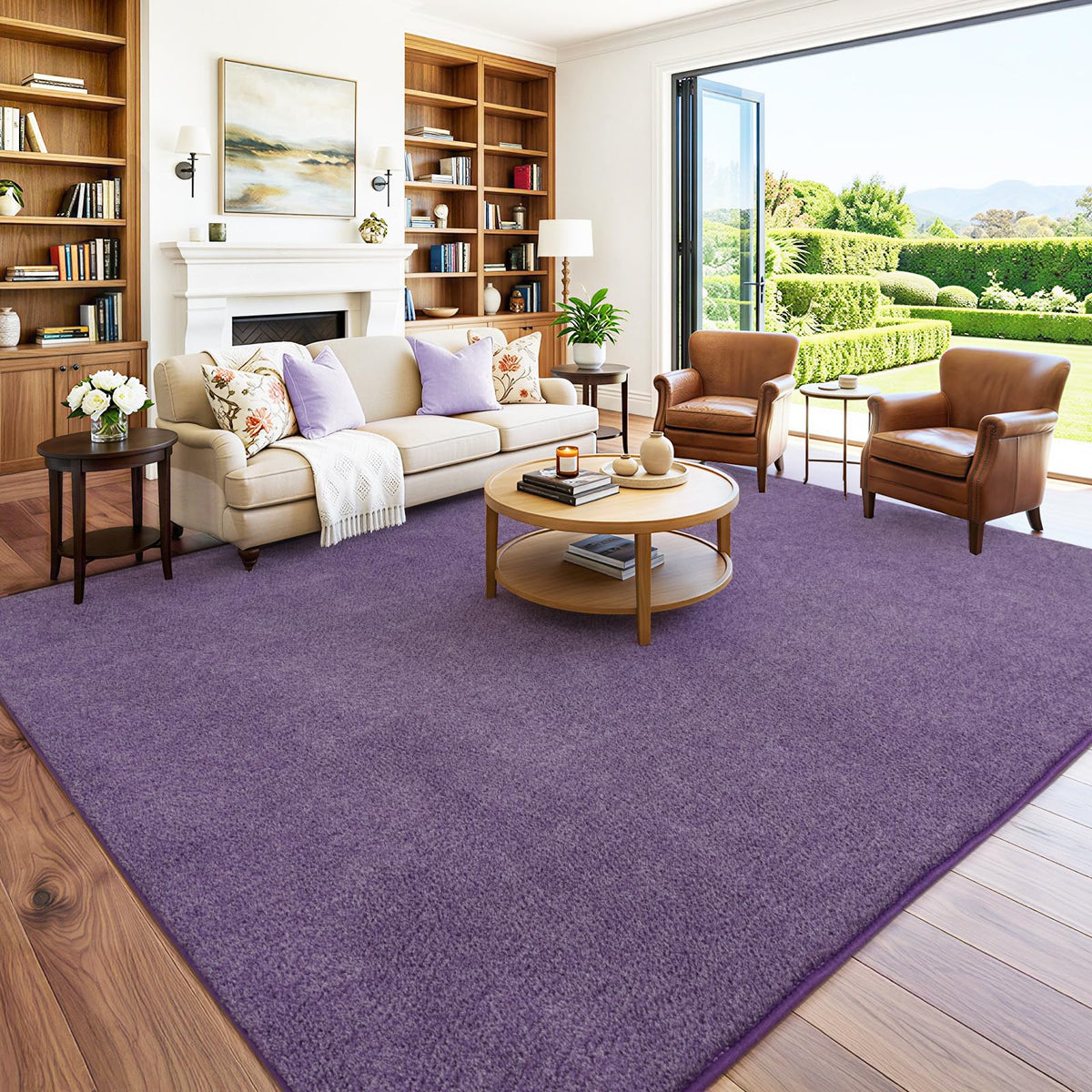 4x6 Black Area Rugs for Living Room, Non-Shedding Memory Foam Carpet