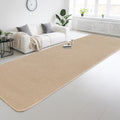 4x6 Ft Grey Modern Memory‑Foam Area Rug, Solid Indoor Carpet for Bedroom