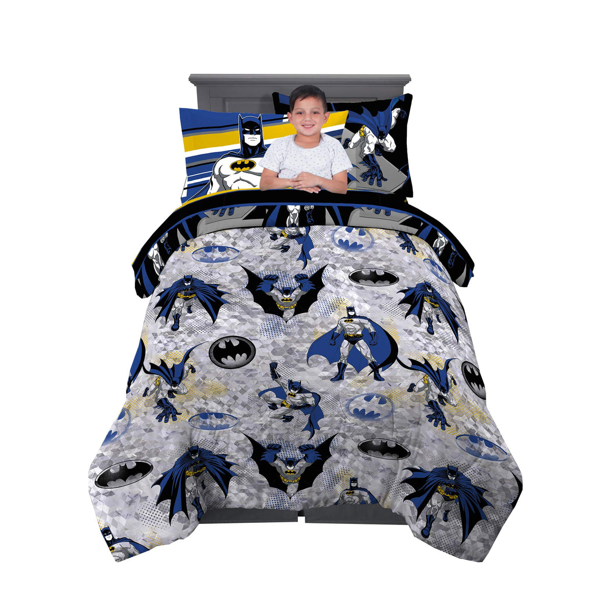 Franco Kids Bedding Super Soft Comforter and Sheet Set with Sham, 7 Piece Full Size, Paw Patrol