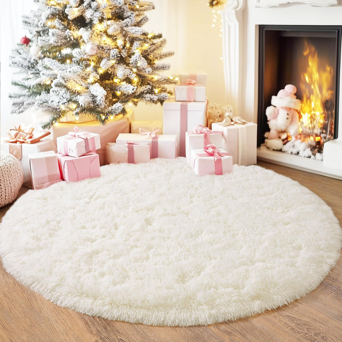 Black Rug for Bedroom, Soft Shaggy Modern Shag 4x6 Area Rugs for Living Room, Upgrade Non-Slip Plush Fluffy Carpet for Kids Boys Girls Room Dorm Home Decor Aesthetic