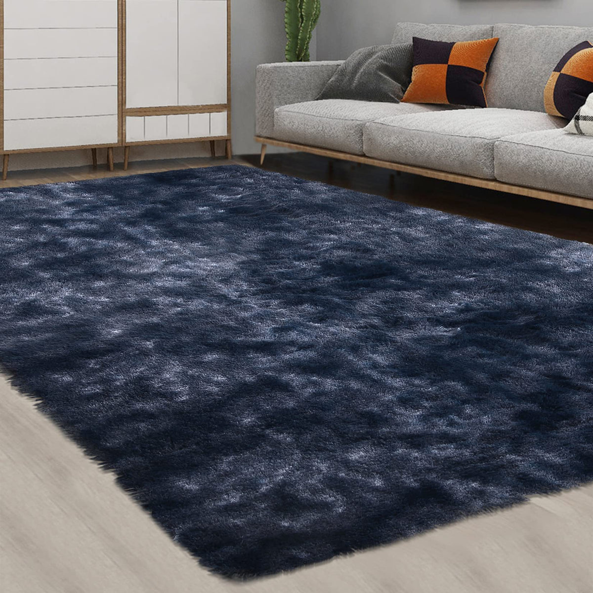 CAROMIO Shag Fluffy Area Rug Modern Indoor Plush Rug 8' x 10'