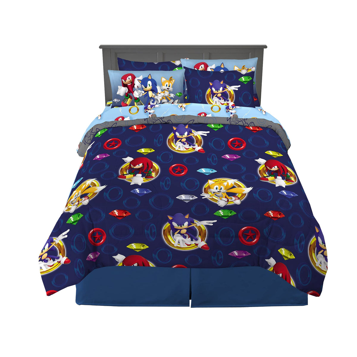Franco Kids Bedding Super Soft Comforter and Sheet Set with Sham, 7 Piece Full Size, Paw Patrol