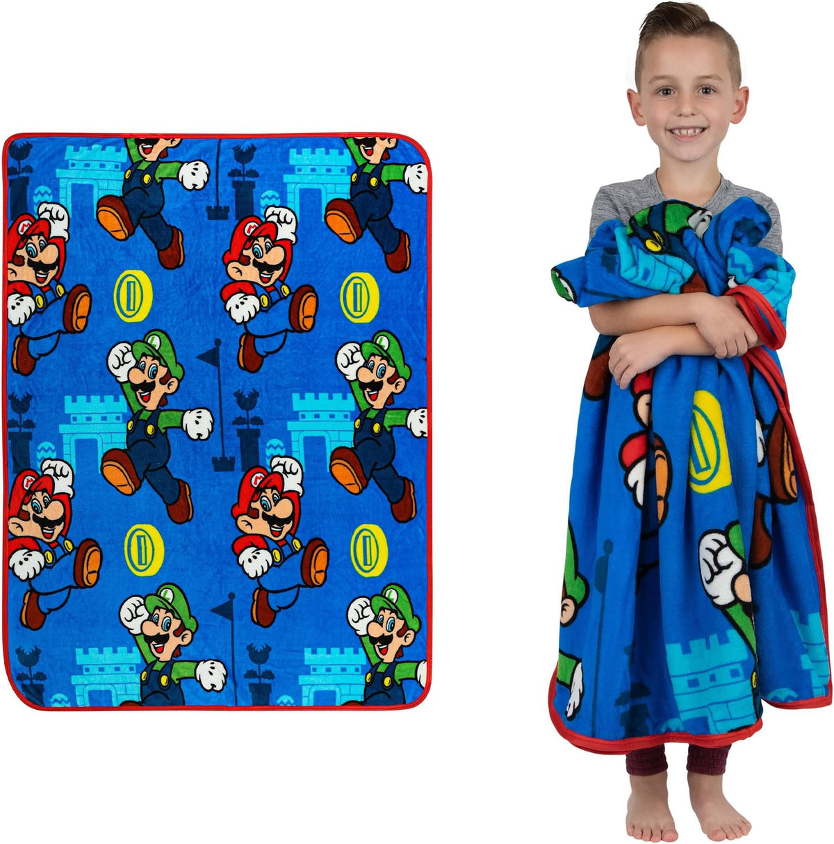 Franco Kids Bedding Super Soft Plush Throw Blanket, 46 in x 60 in, Paw Patrol