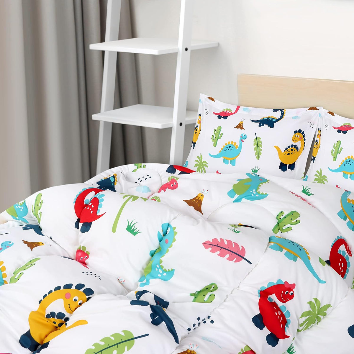 Utopia Bedding 3 Pc Kids Twin Comforter Set, Dinosaur