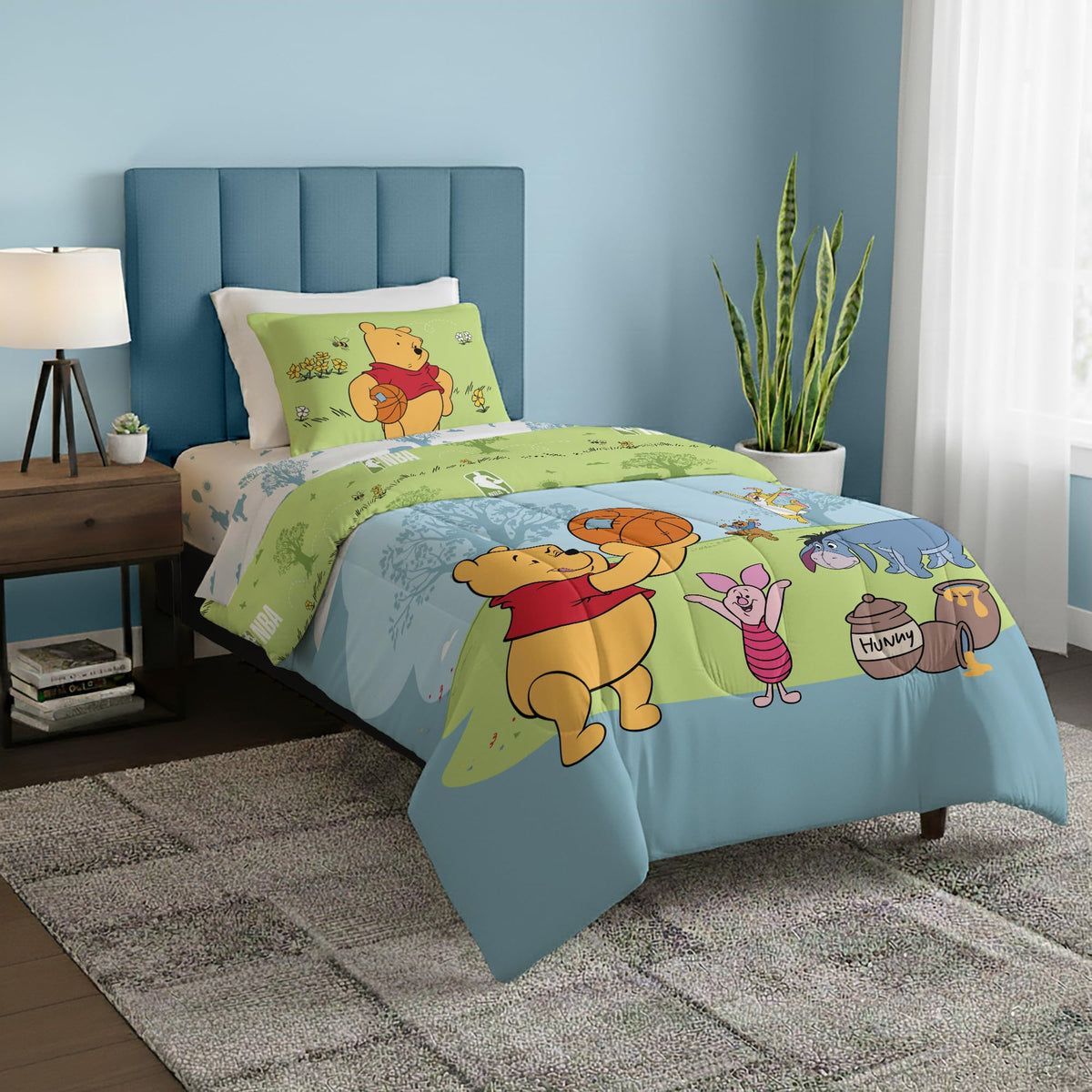 Northwest Disney Pixar Story Twin Comforter Set, Reversible Buzz Lightyear & Woody Design, Ultra Soft Fade Resistant Microfiber Kids Bedding Set, Officially Licensed