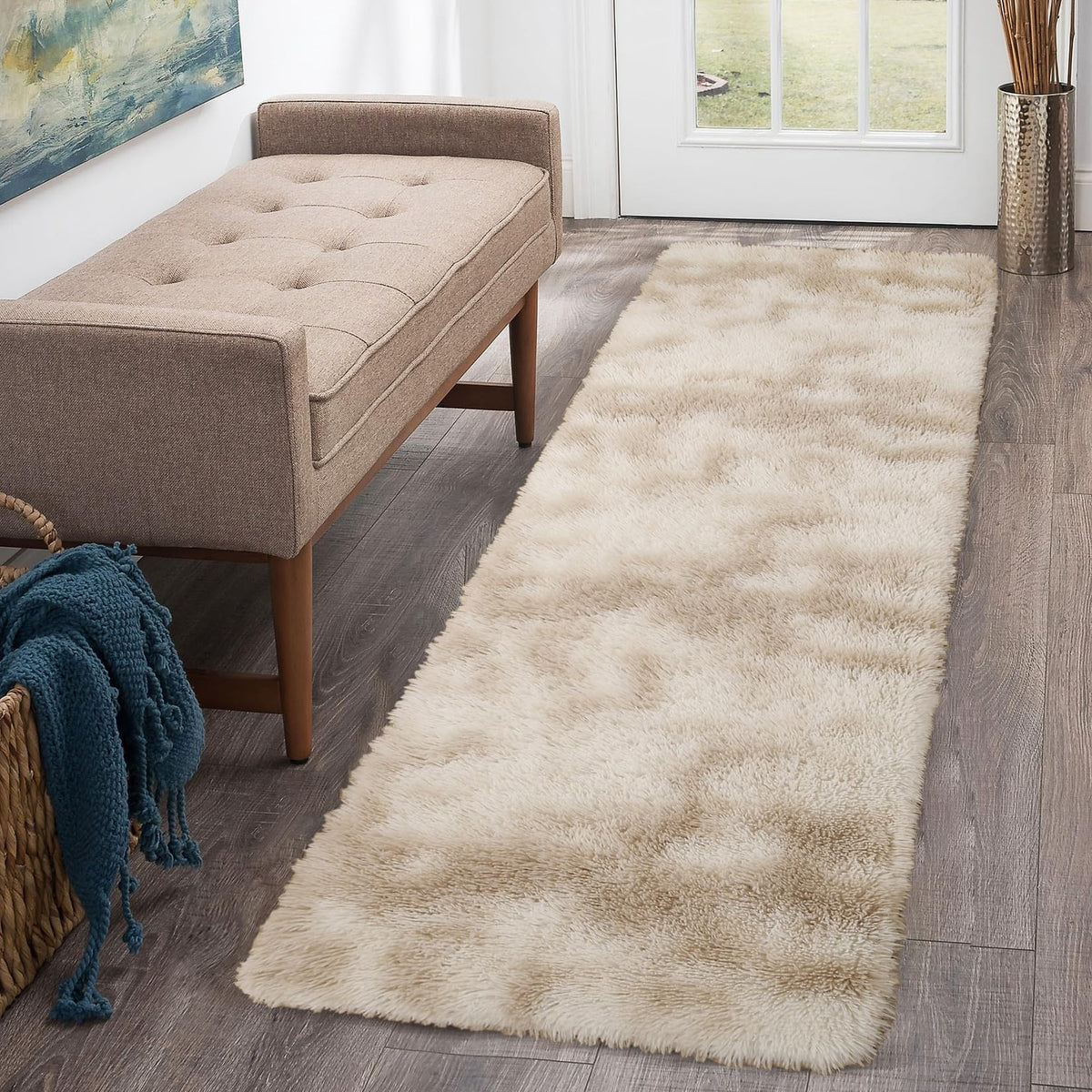 CAROMIO Shag Fluffy Area Rug Modern Indoor Plush Rug 8' x 10'