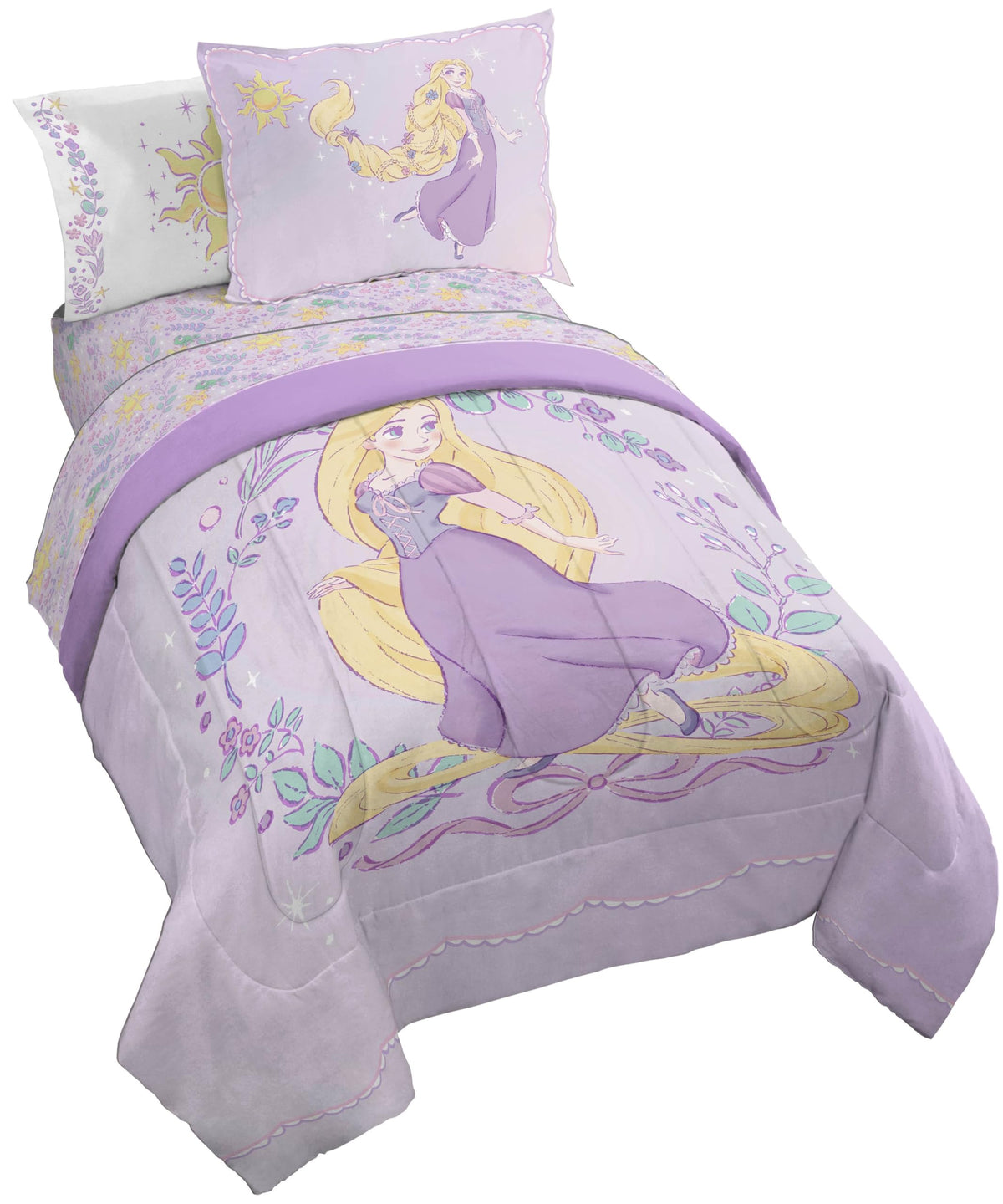 Disney Lilo & Stitch Twin Comforter Set, 5 Pc Bed in a Bag, Reversible