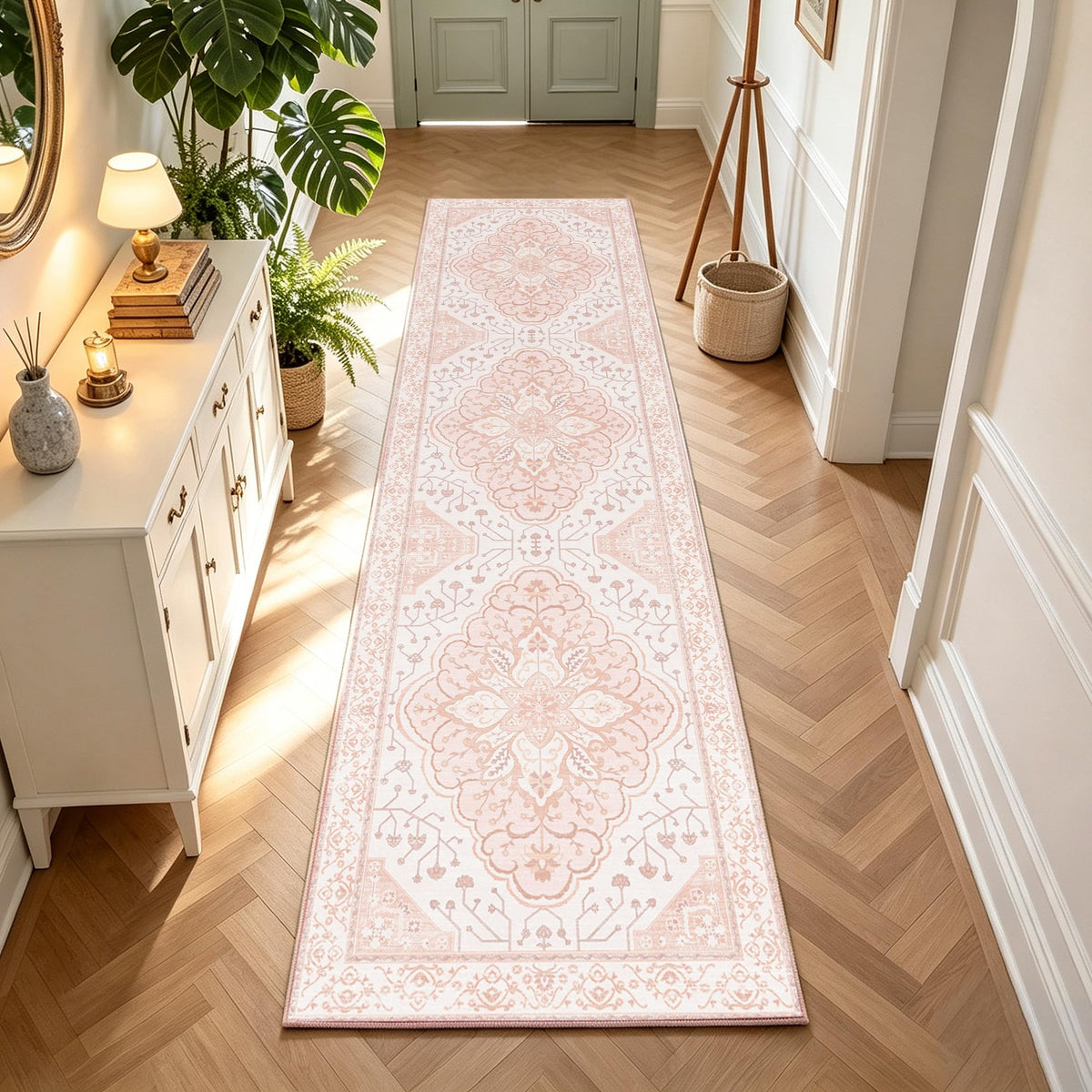 YARNSCAPE 2' x 3' Machine Washable Area Rug, Non-Slip Low-Pile Carpet