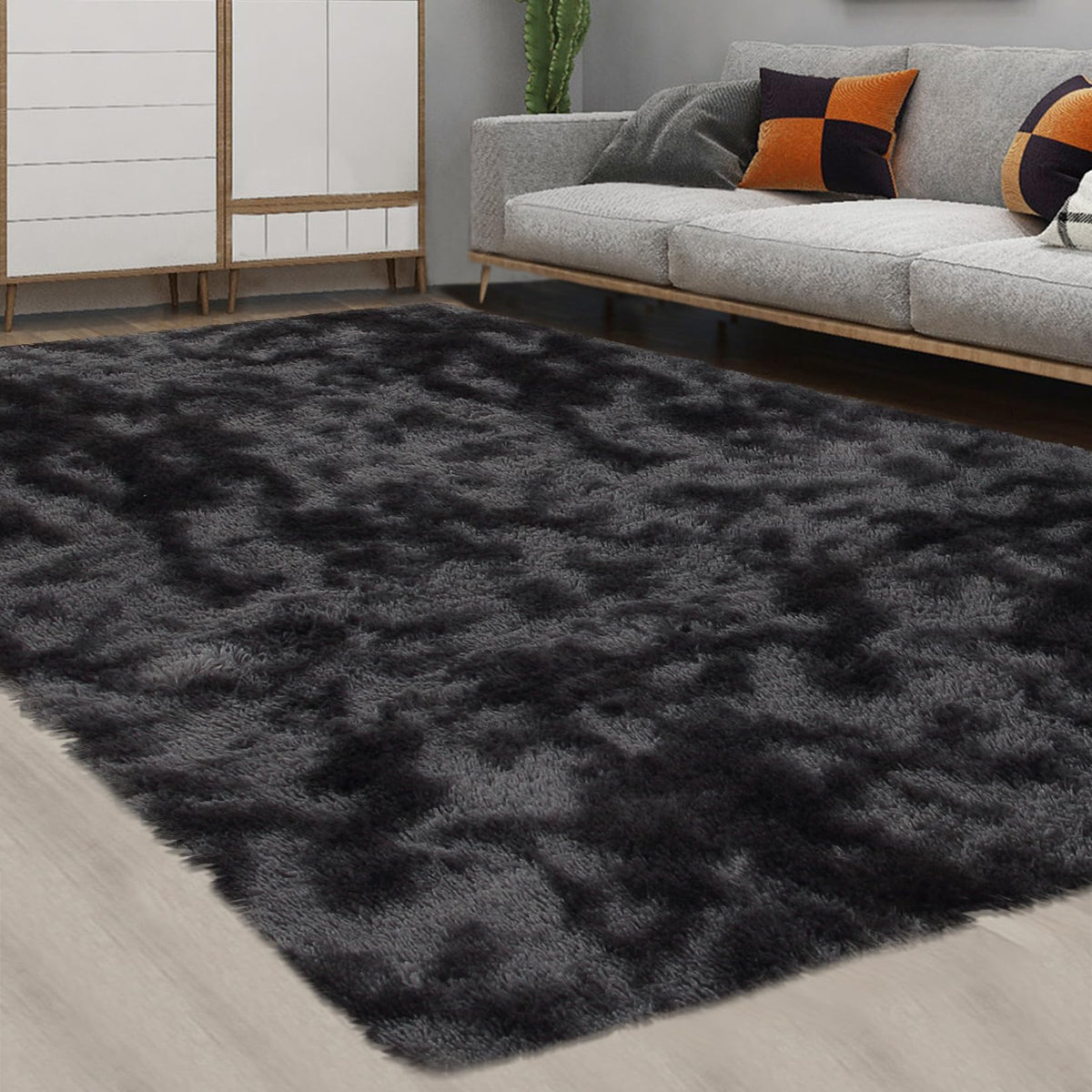 CAROMIO Shag Fluffy Area Rug Modern Indoor Plush Rug 8' x 10'