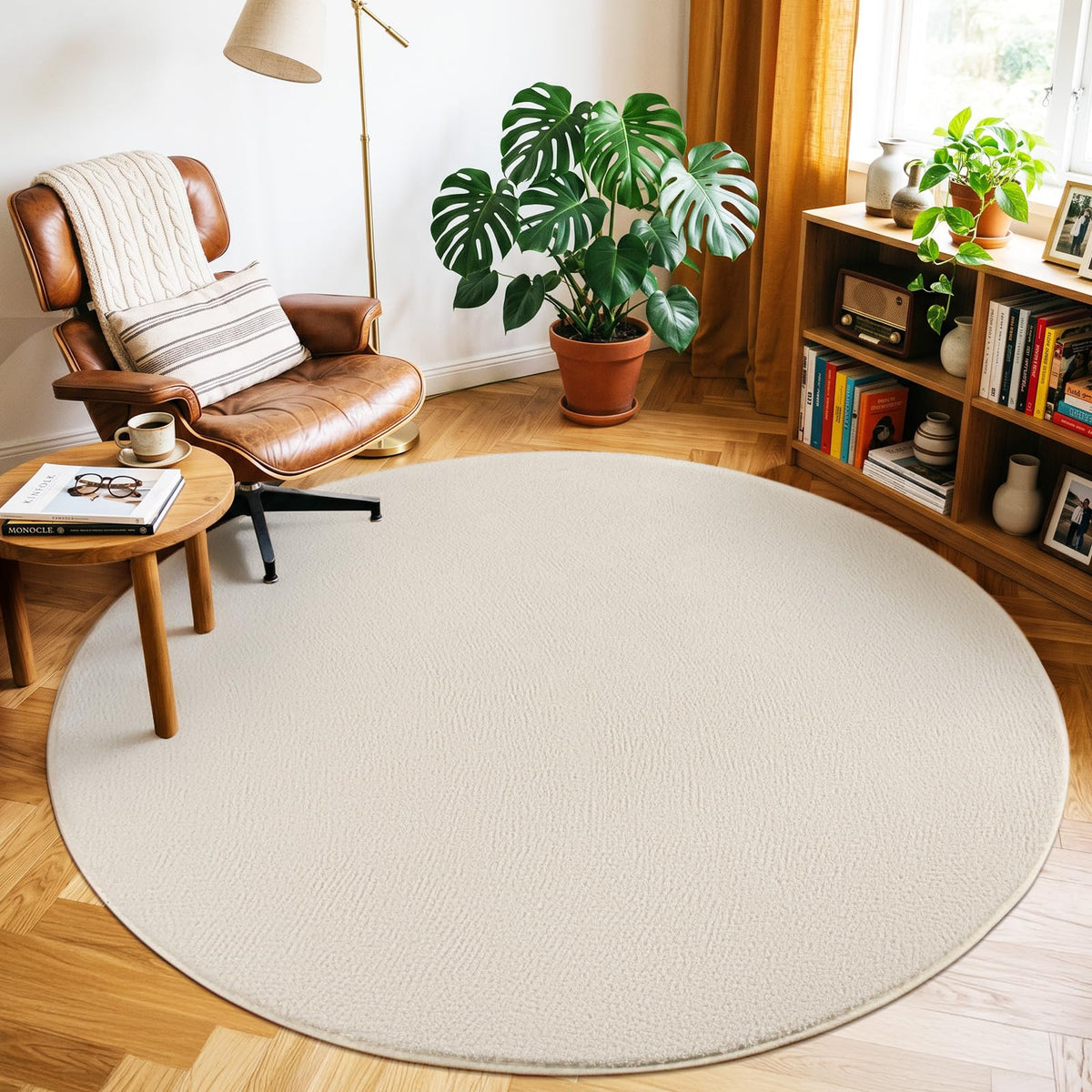 4x6 Black Area Rugs for Living Room, Non-Shedding Memory Foam Carpet