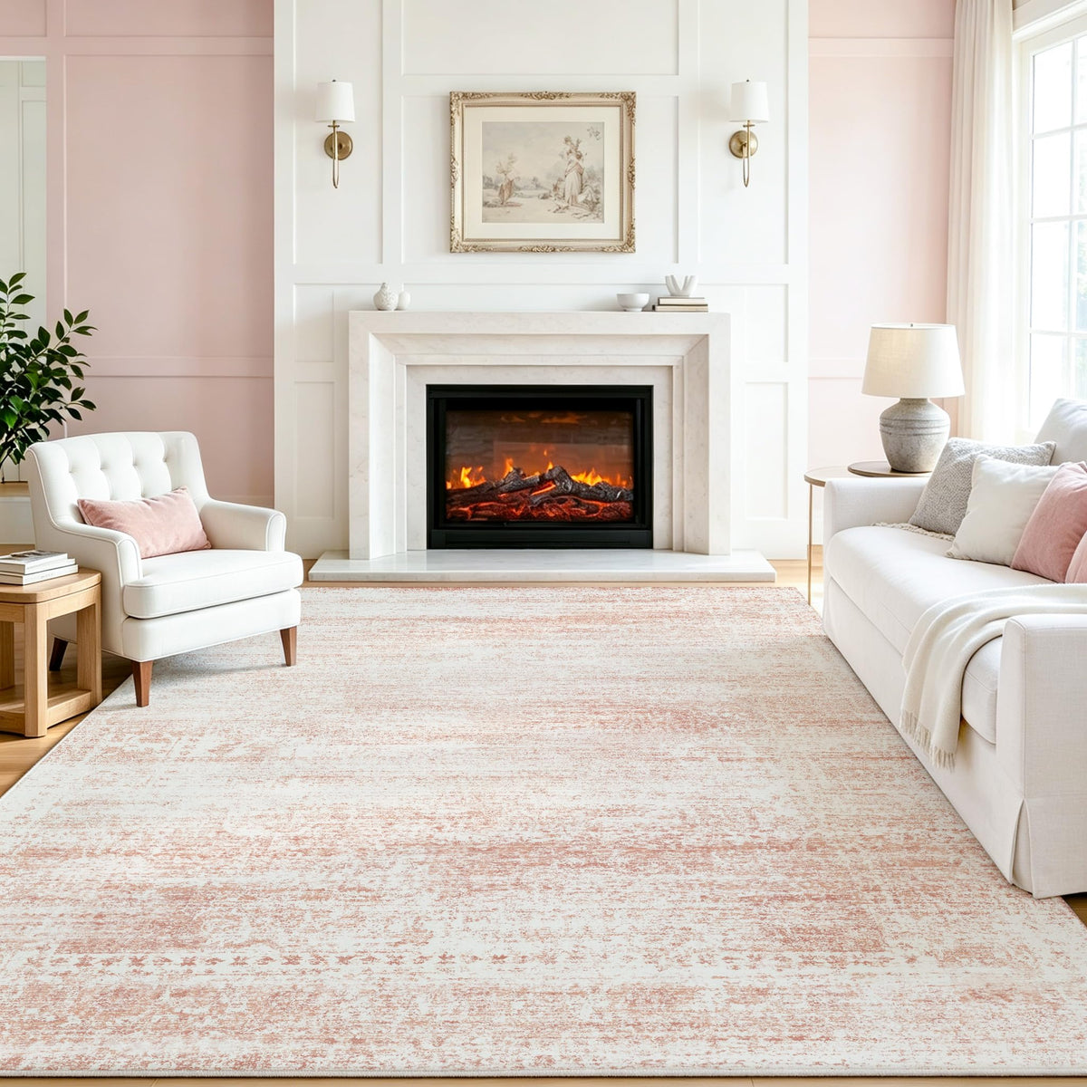 Washable Rugs 8x10 Area Rugs for Living Room,Bedroom,Dining Room Carpet