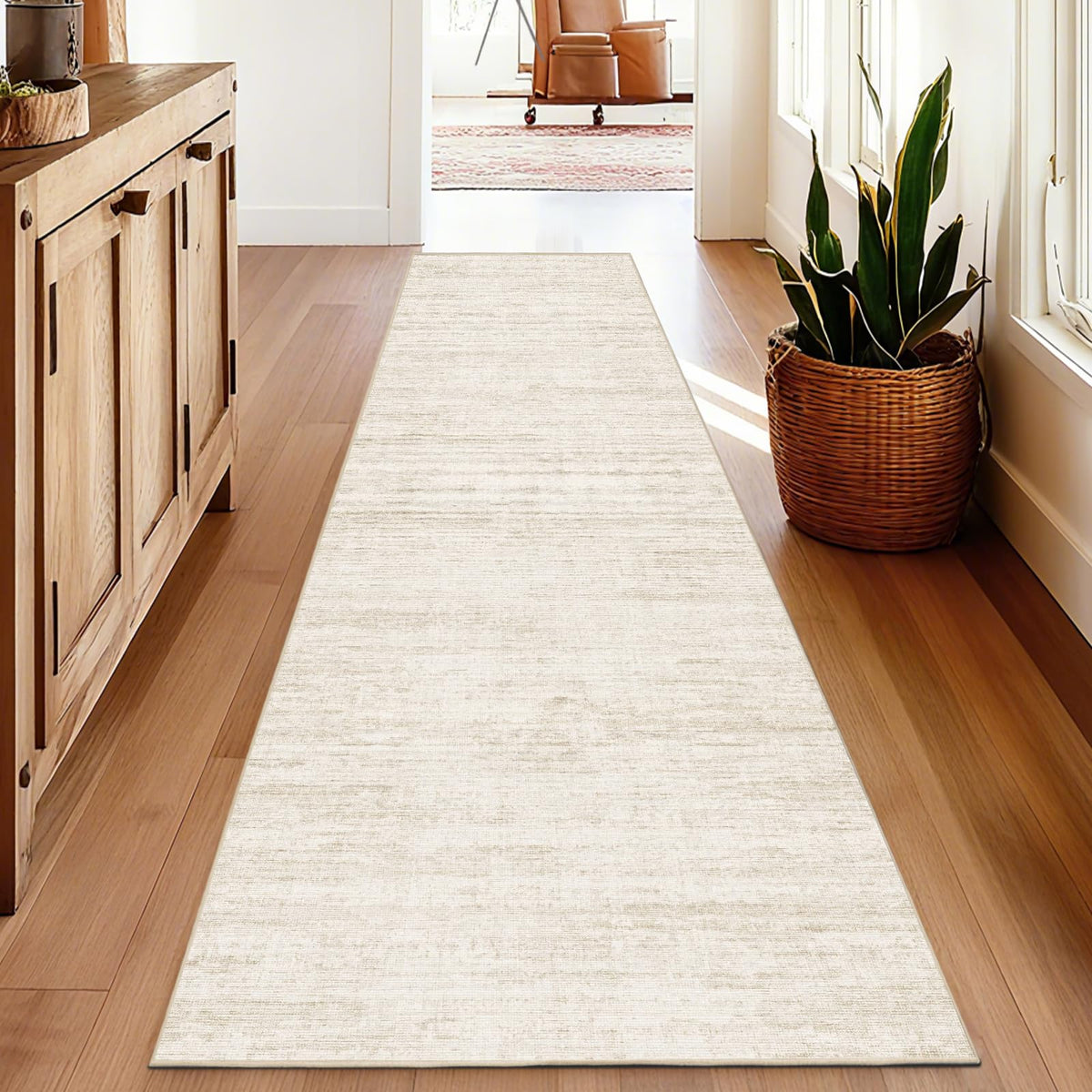 5x7 Area Rugs - Ultra-Thin Washble Rugs,Non-Slip Low Pile Abstract Print Rugs for Living Room,Home Office Decor,Stain Resistant Machine Washable Area Rug