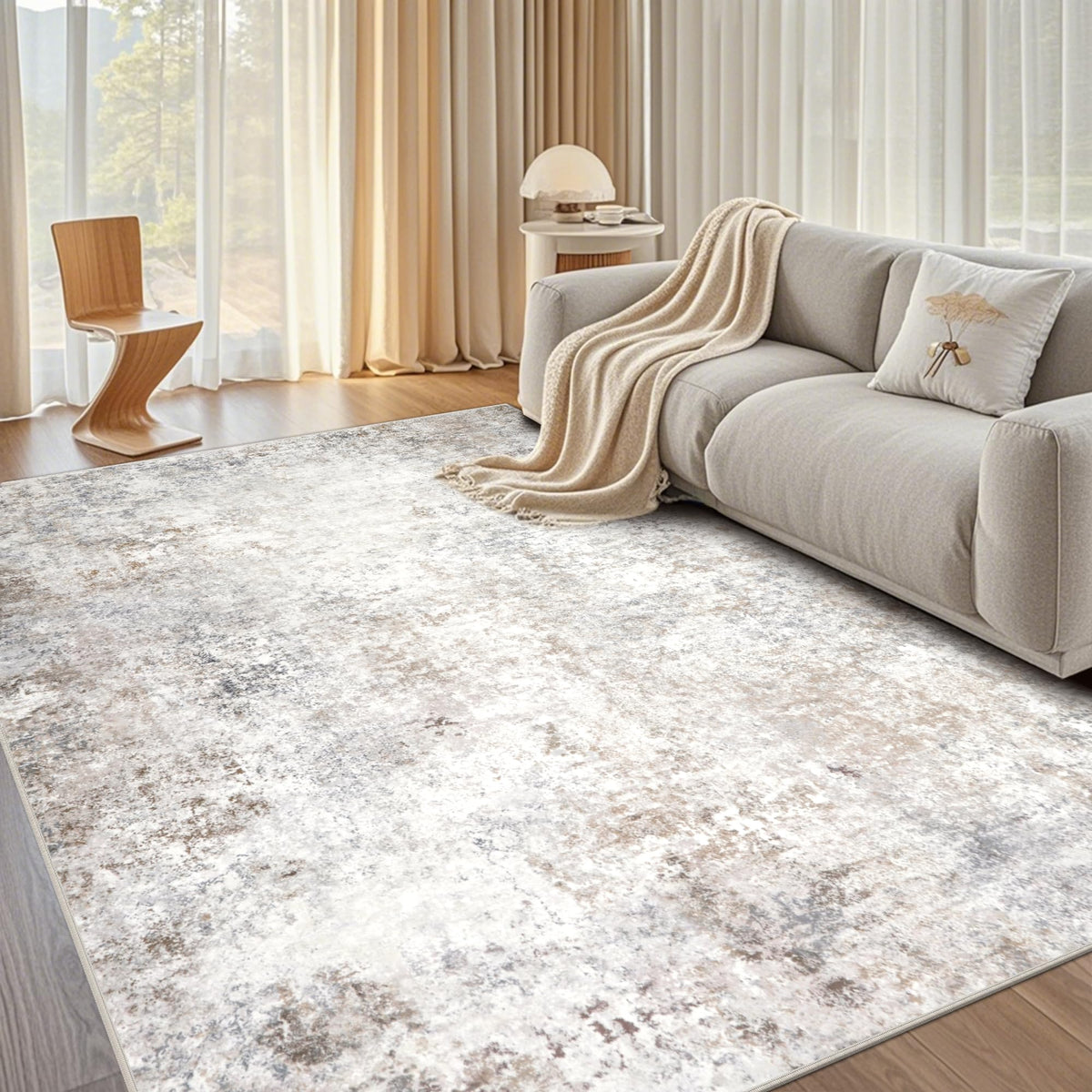 Washable Rugs 8x10 Area Rugs for Living Room,Bedroom,Dining Room Carpet