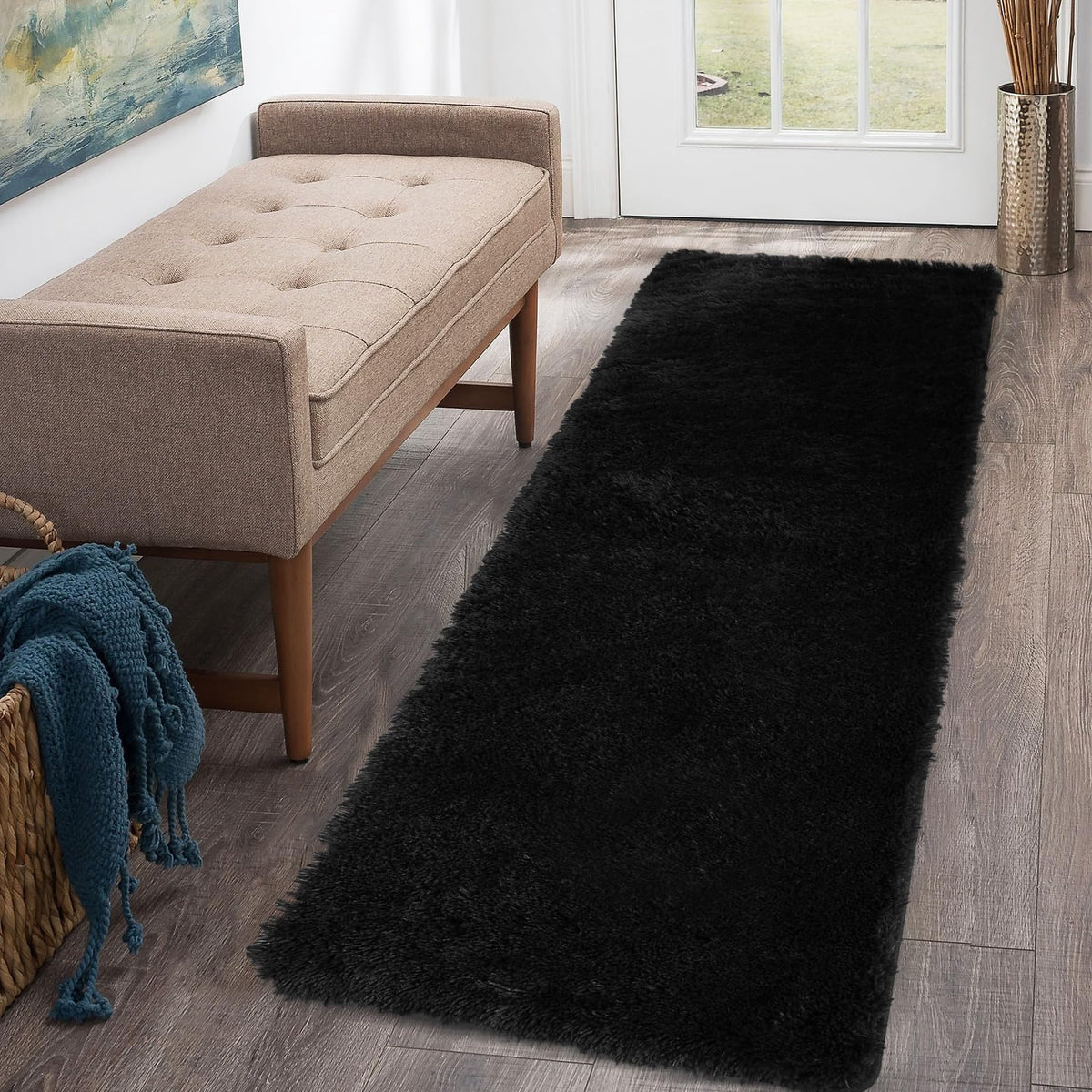 CAROMIO Shag Fluffy Area Rug Modern Indoor Plush Rug 8' x 10'