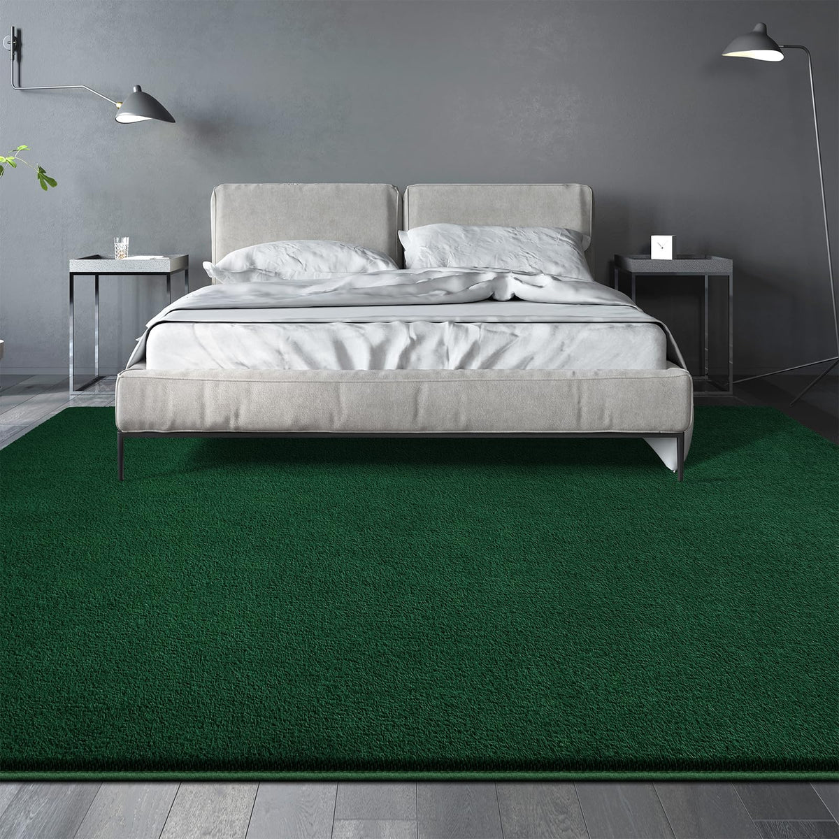 Large Area Rugs for Living Room Bedroom, Minimalist Modern Shag Rug, Soft