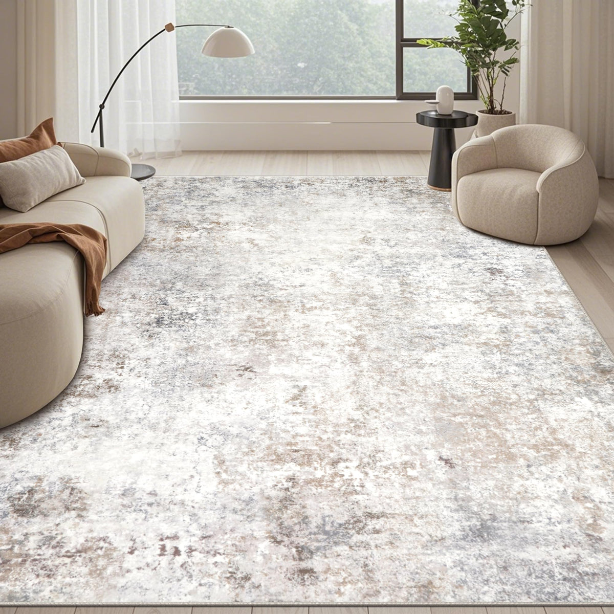 Washable Rugs 8x10 Area Rugs for Living Room,Bedroom,Dining Room Carpet