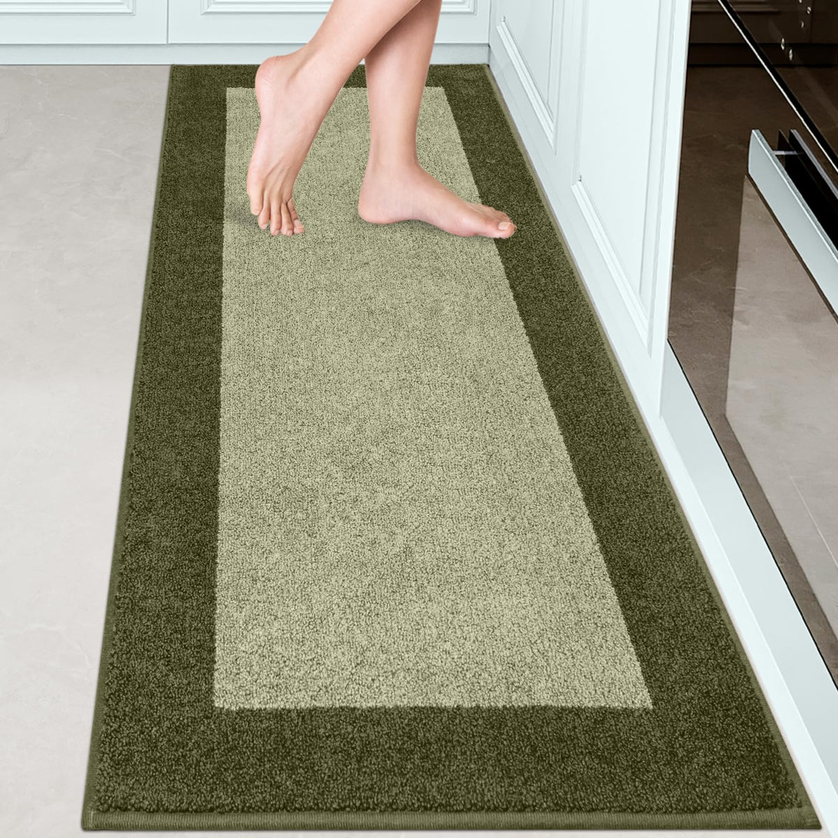 Area Rug 48" x 72", Kitchen Rug for Floor, Bedroom, Roll Packing