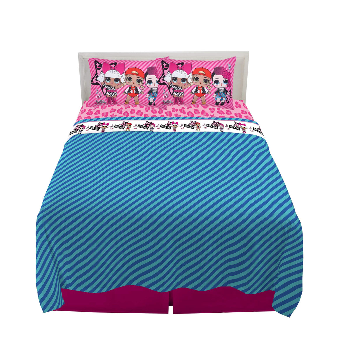 Paw Patrol Girls Kids Bedding Super Soft Microfiber Sheet Set, Twin, (Official) Nickelodeon Product By Franco