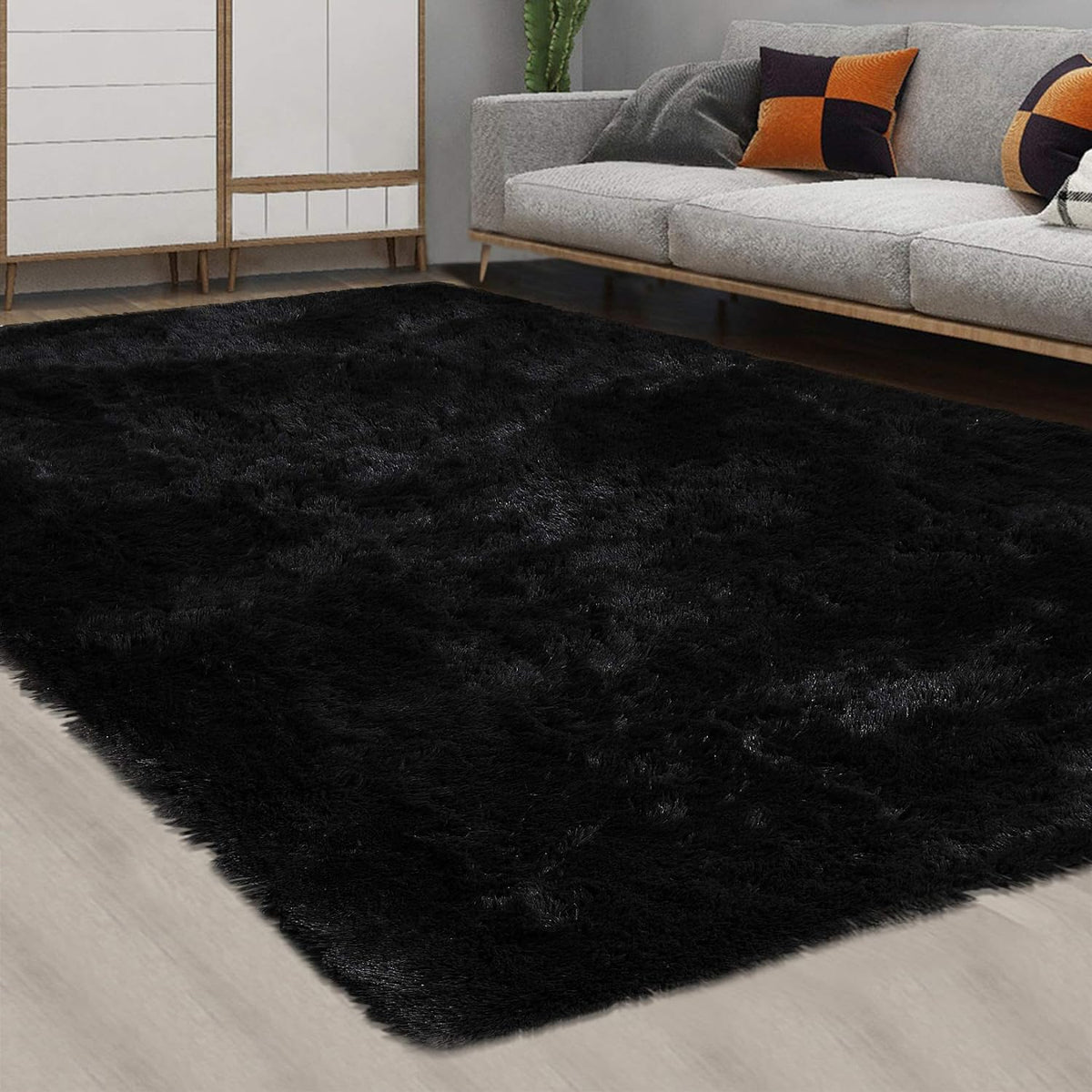 CAROMIO Shag Fluffy Area Rug Modern Indoor Plush Rug 8' x 10'