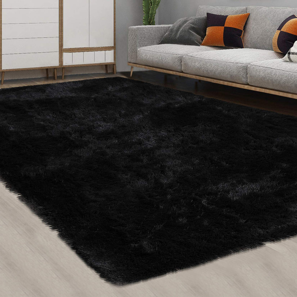 CAROMIO Shag Fluffy Area Rug Modern Indoor Plush Rug 8' x 10'