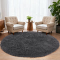 Large Cream White Rugs 5x7, Fluffy Shag Living Room Area Rugs