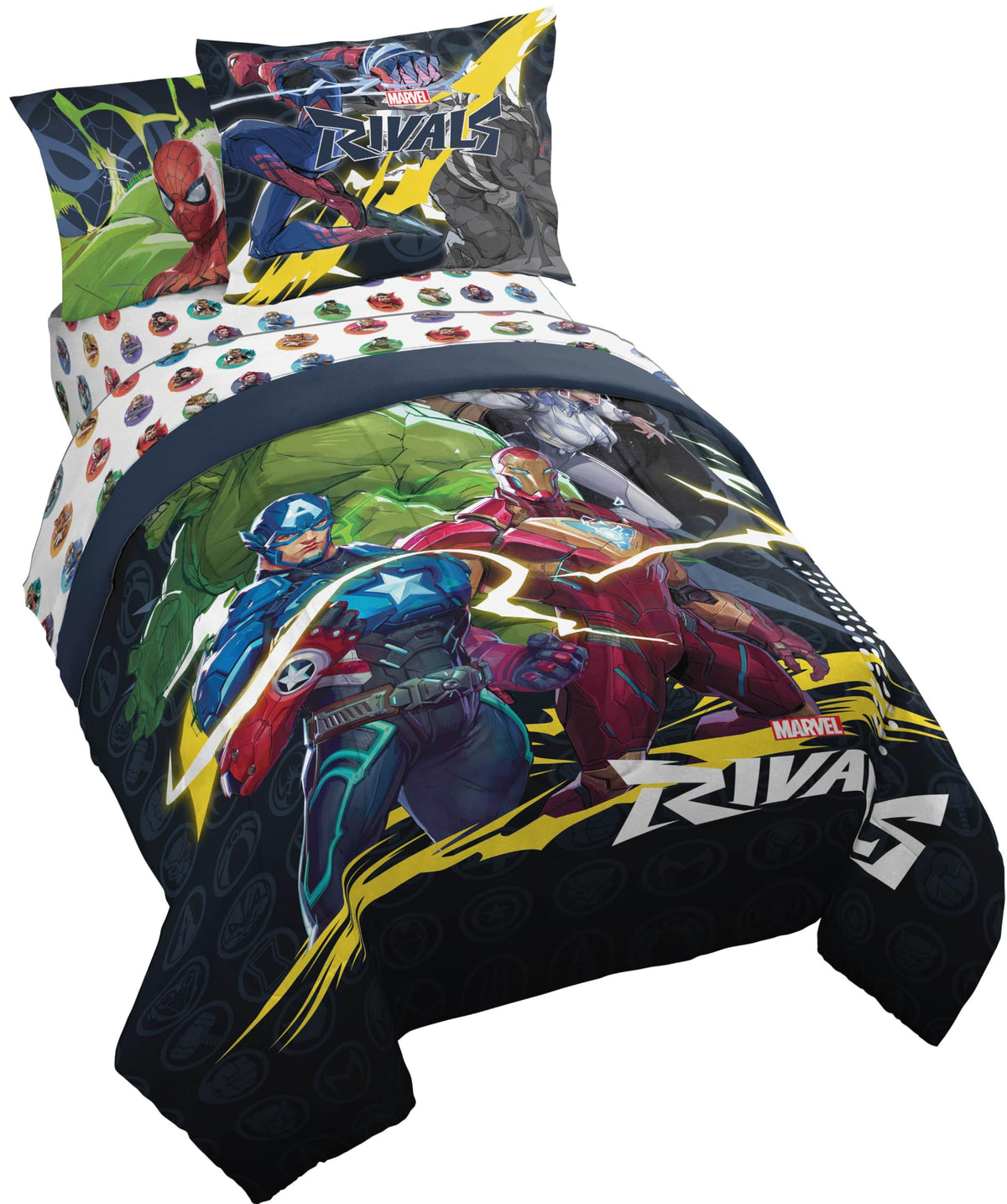 Disney Lilo and Stitch Full Size Comforter Set 7 Piece Bedding, Multi