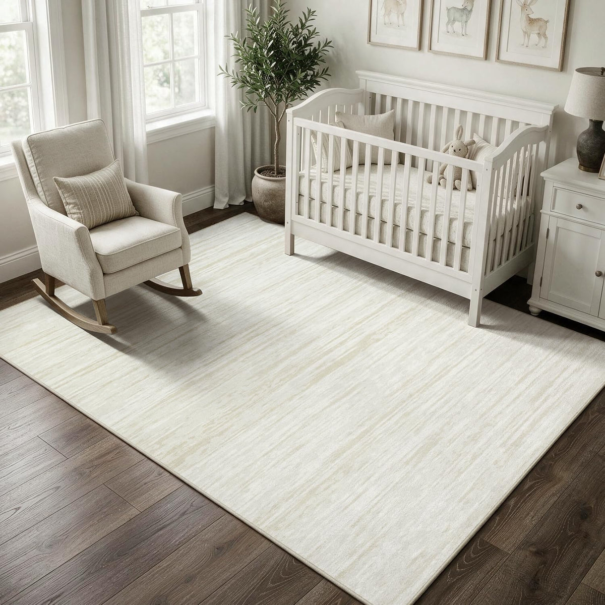 Washable Rugs 8x10 Area Rugs for Living Room,Ultra Soft Faux Wool Retro Carpets,Non Slip Backing,Durable Edge Binding,Stain Resistant,The Large Carpet for Bed Room,Dining Room,Office Decor