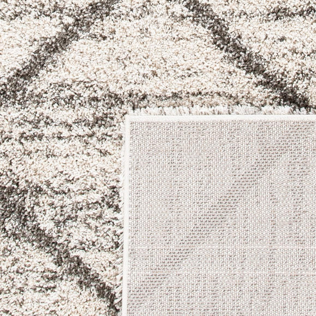 SAFAVIEH Hudson Shag Accent Rug 3'x5', Soft Plush Grey & Beige SGH281J