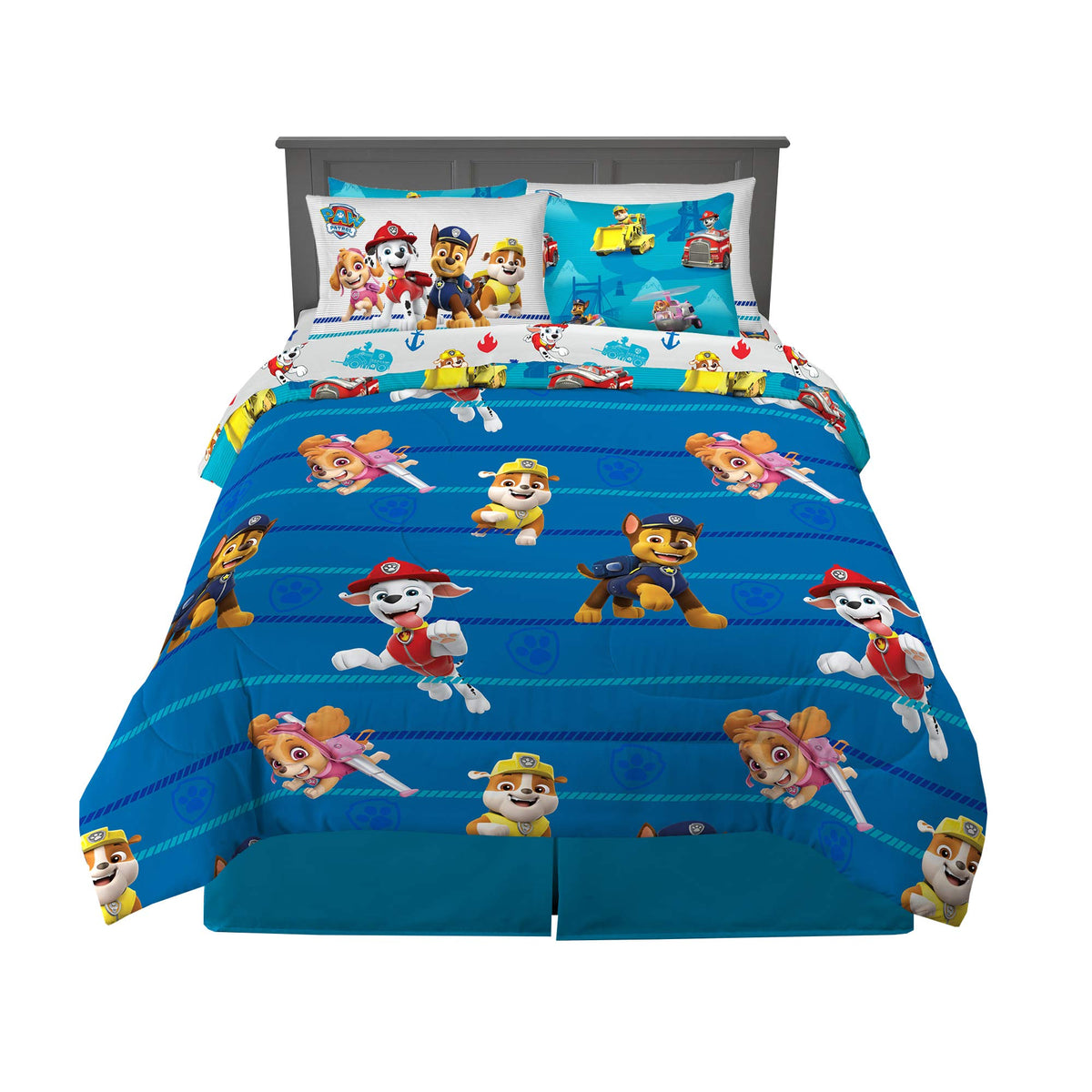 Peppa Pig Kids Bedding Super Soft & Cozy Reversible Microfiber Comforter and Sheet Set with Sham, 5 Piece Twin Size, (Officially Licensed Product) By Franco