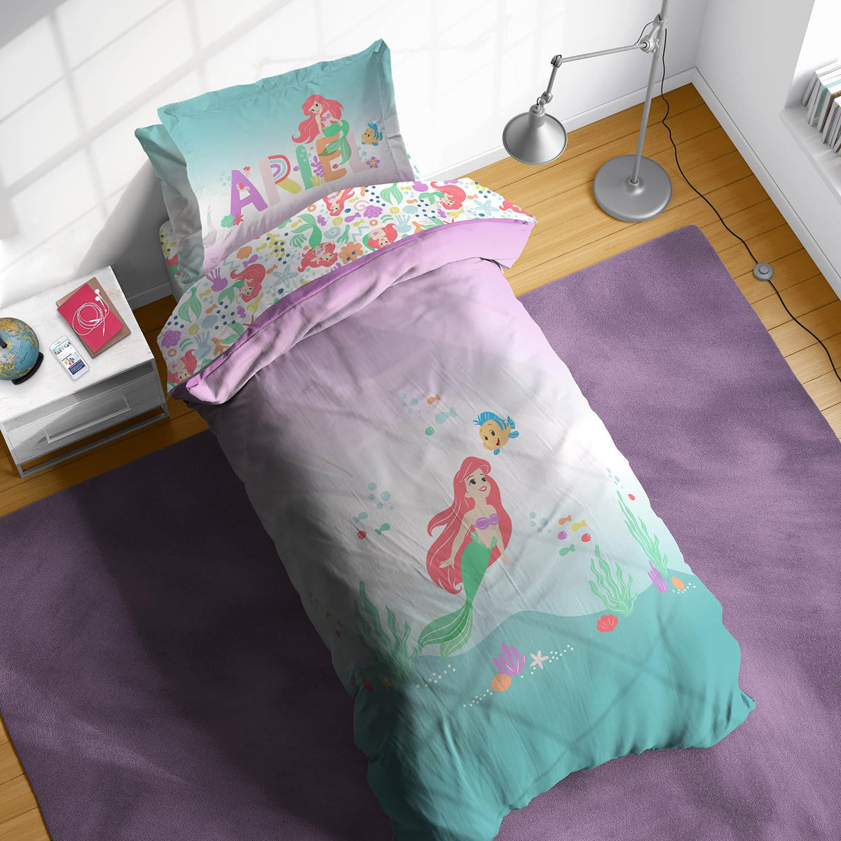 Sunny Side Up Bluey & Friends Full Comforter Set - 7 Piece Kids Bedding Includes Comforter, Sheets & Pillow Cover - Super Soft Microfiber Bed Set