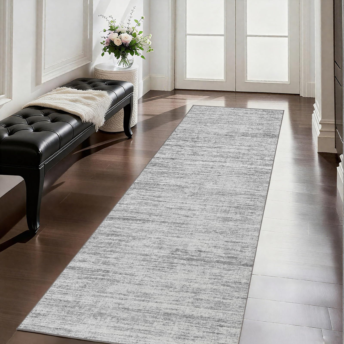 5x7 Area Rugs - Ultra-Thin Washble Rugs,Non-Slip Low Pile Abstract Print Rugs for Living Room,Home Office Decor,Stain Resistant Machine Washable Area Rug