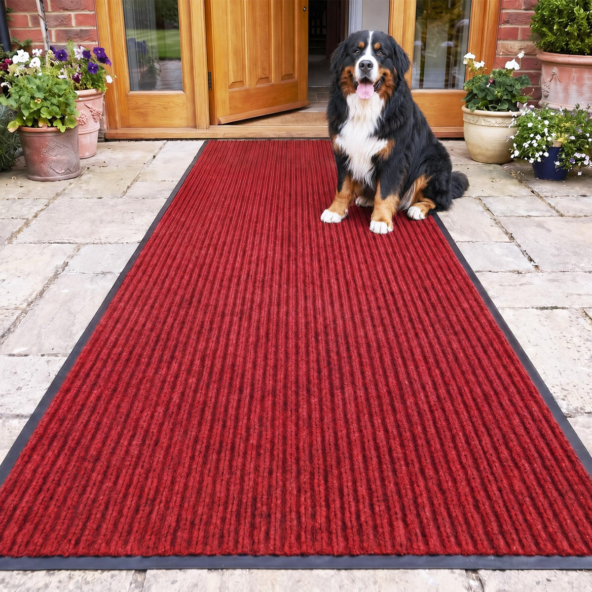 ITINA Long Door Mat, 3 x 16 ft Hallway Runner, Commercial Floor Mats