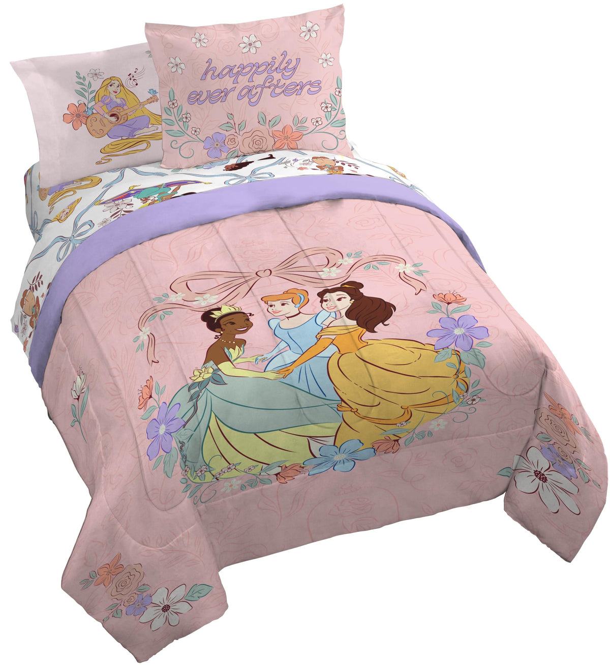 Bluey Bingo Twin Comforter Set 5 Piece Kids Bedding for Girls, Multi