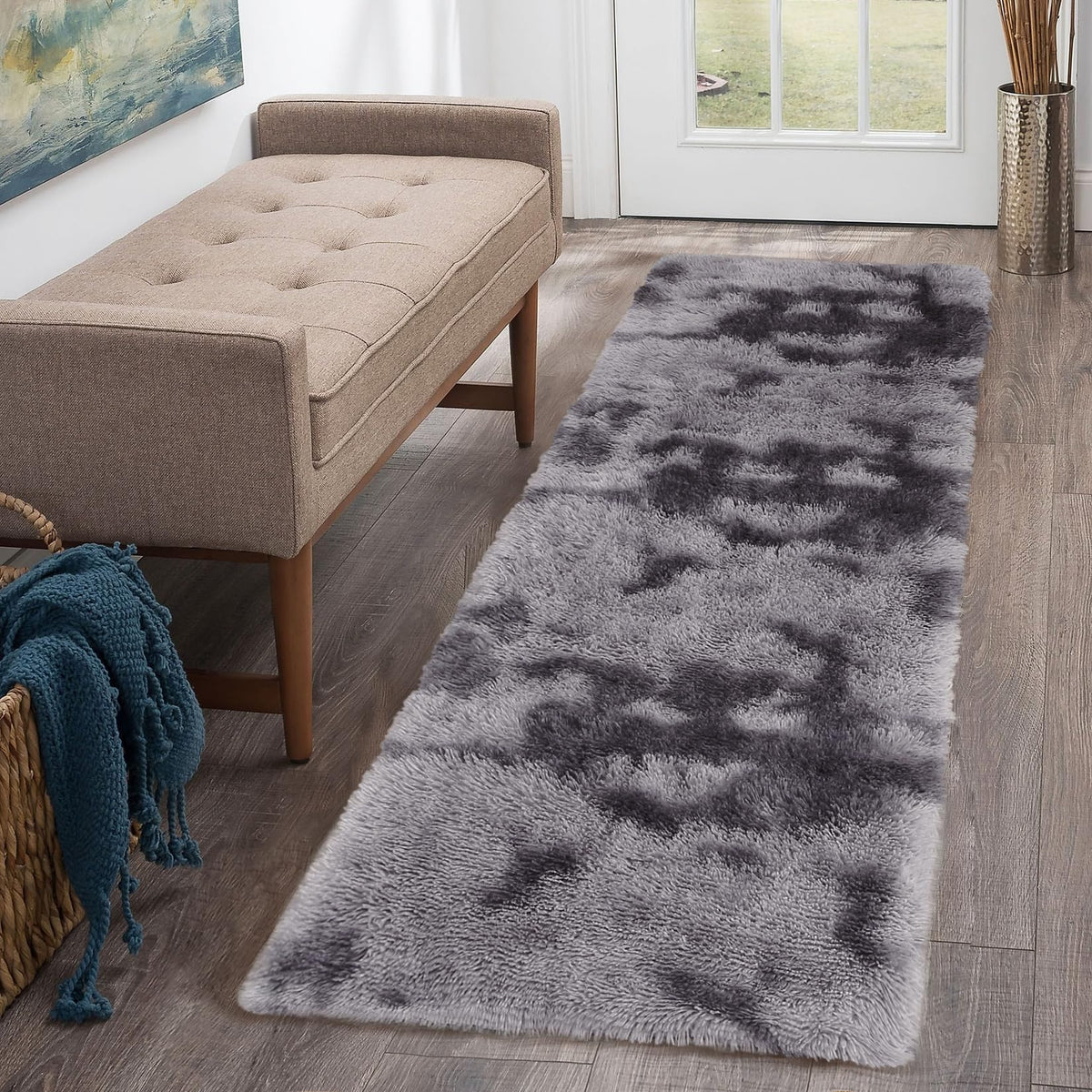 CAROMIO Shag Fluffy Area Rug Modern Indoor Plush Rug 8' x 10'