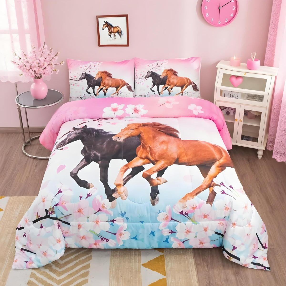 Feelyou Kids Construction Comforter Set Twin Bedding Sets for Boys Toddler Children Cartoon Cars Excavator Tractor Comforter Set Construction Machinery Truck Duvet Set Cars Bed Set with 1 Pillow Case