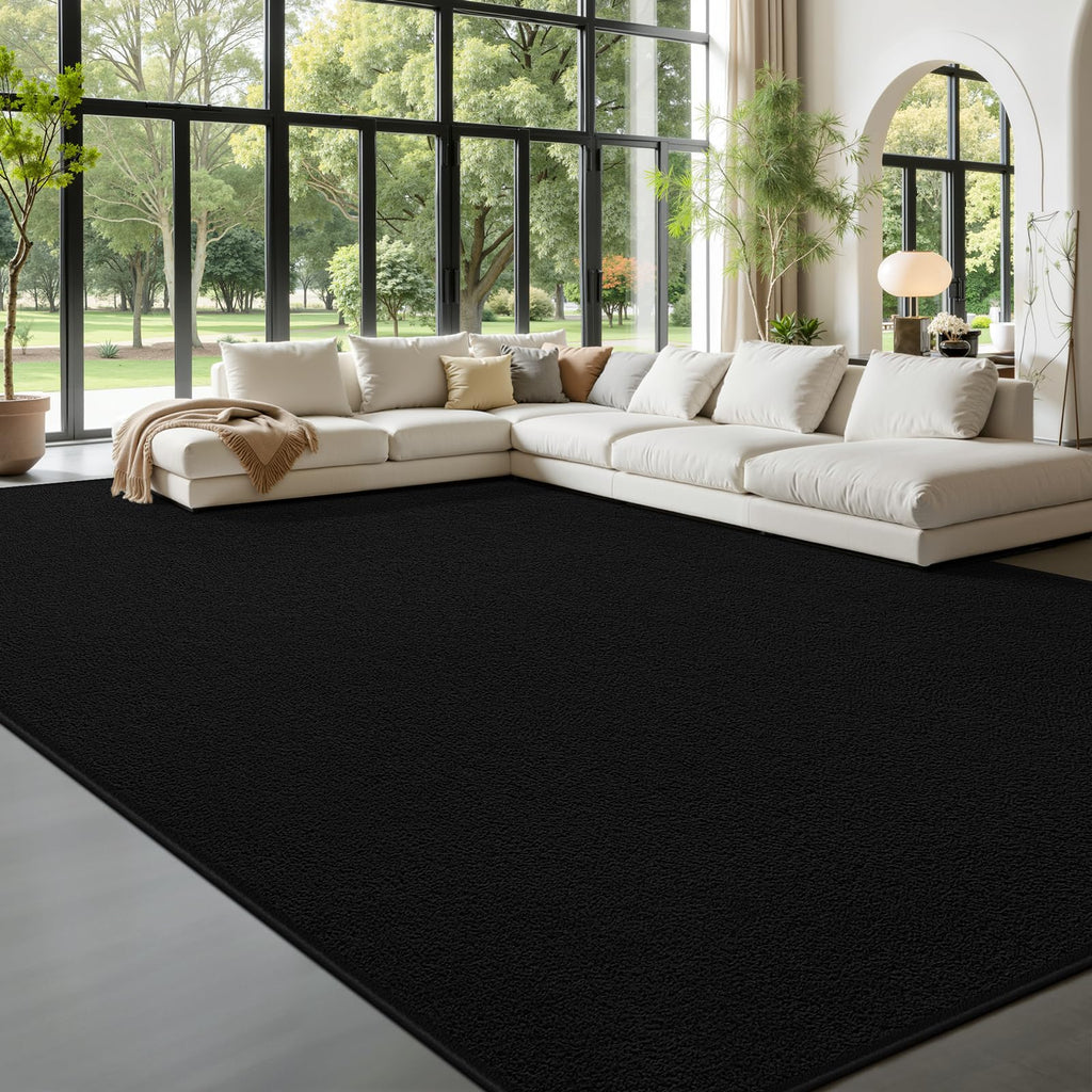 Deerhoo Area Rugs for Living Room Bedroom, 4 x 6 Ft, Navy Blue