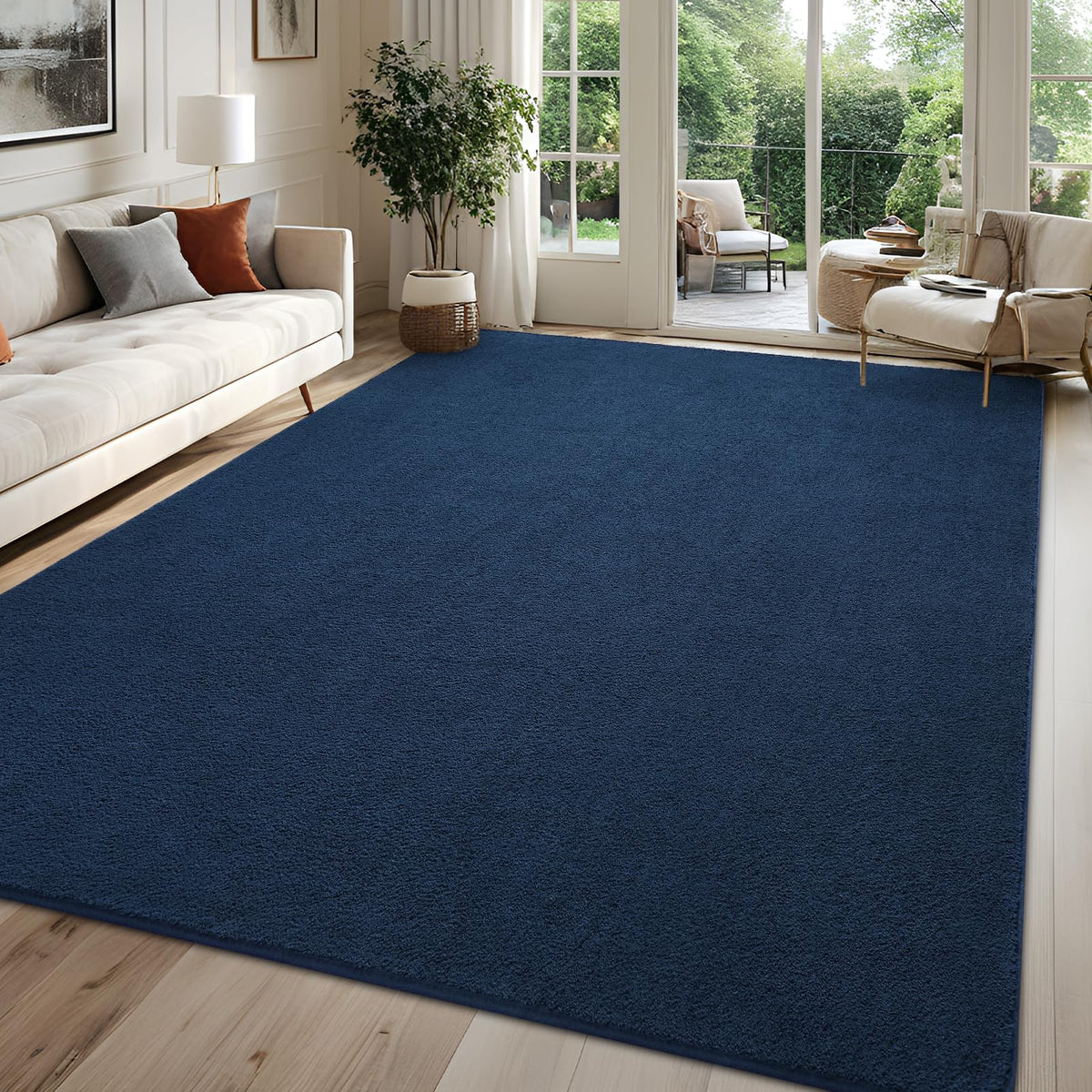 4x6 Grey Area Rug Modern Aesthetic Minimalist