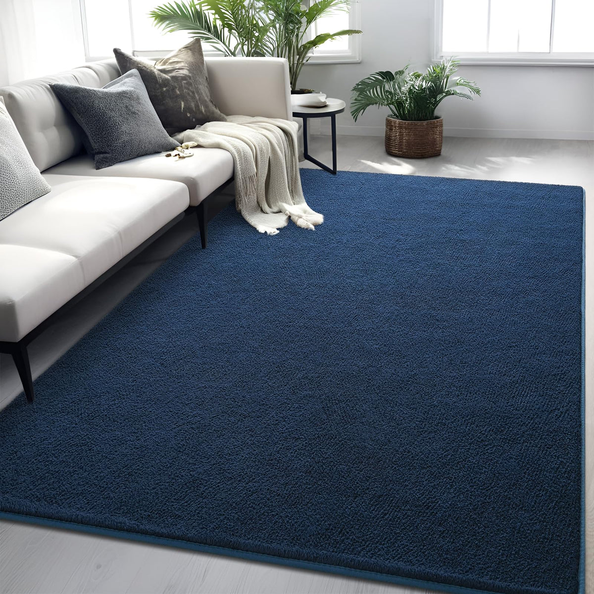 4x6 Grey Area Rug Modern Aesthetic Minimalist