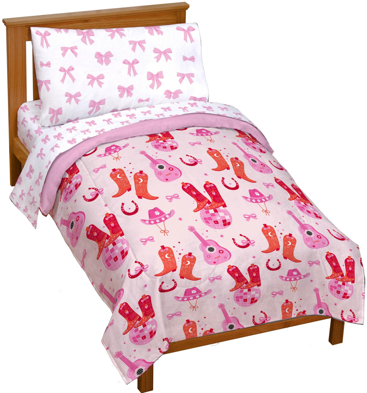 Disney Lilo & Stitch Twin Comforter Set, 5 Pc Bed in a Bag, Reversible