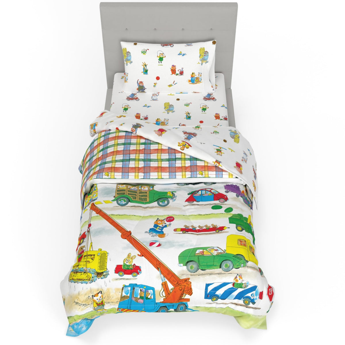 Peanuts® Snoopy Super Soft Reversible Comforter and Sheet Set, 4 Piece Twin Size, (Officially Licensed Product) by Franco Collectibles