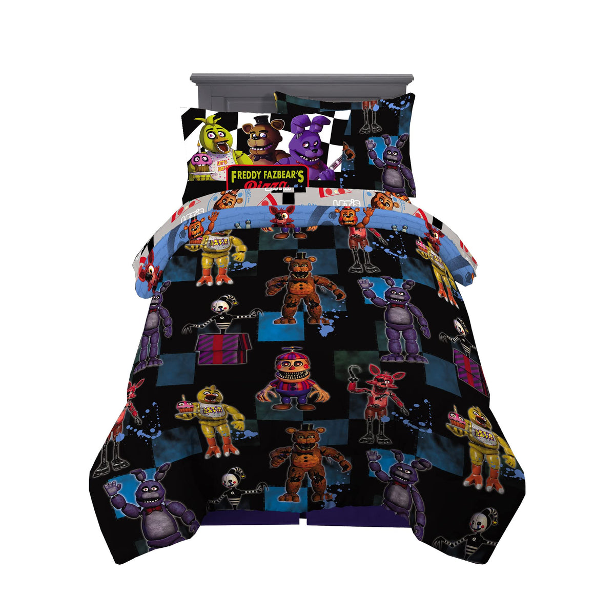 Franco Kids Bedding Super Soft Comforter and Sheet Set with Sham, 7 Piece Full Size, Paw Patrol