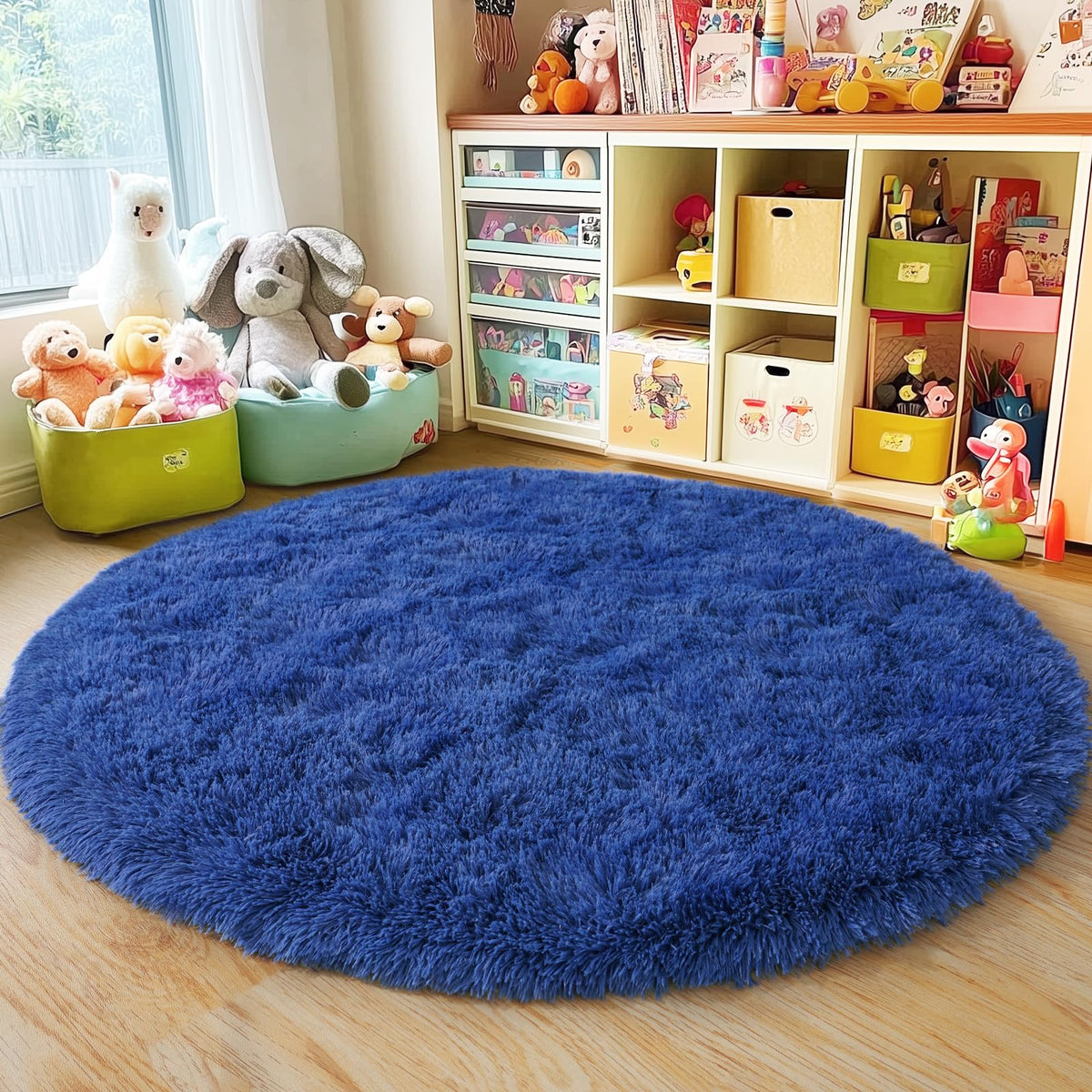Black Rug for Bedroom, Soft Shaggy Modern Shag 4x6 Area Rugs for Living Room, Upgrade Non-Slip Plush Fluffy Carpet for Kids Boys Girls Room Dorm Home Decor Aesthetic