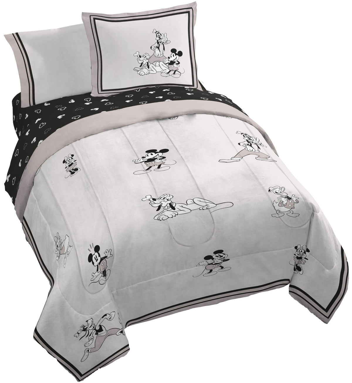 Marvel Spiderman Full Comforter Set 7 Piece Bedding for Boys, Blue