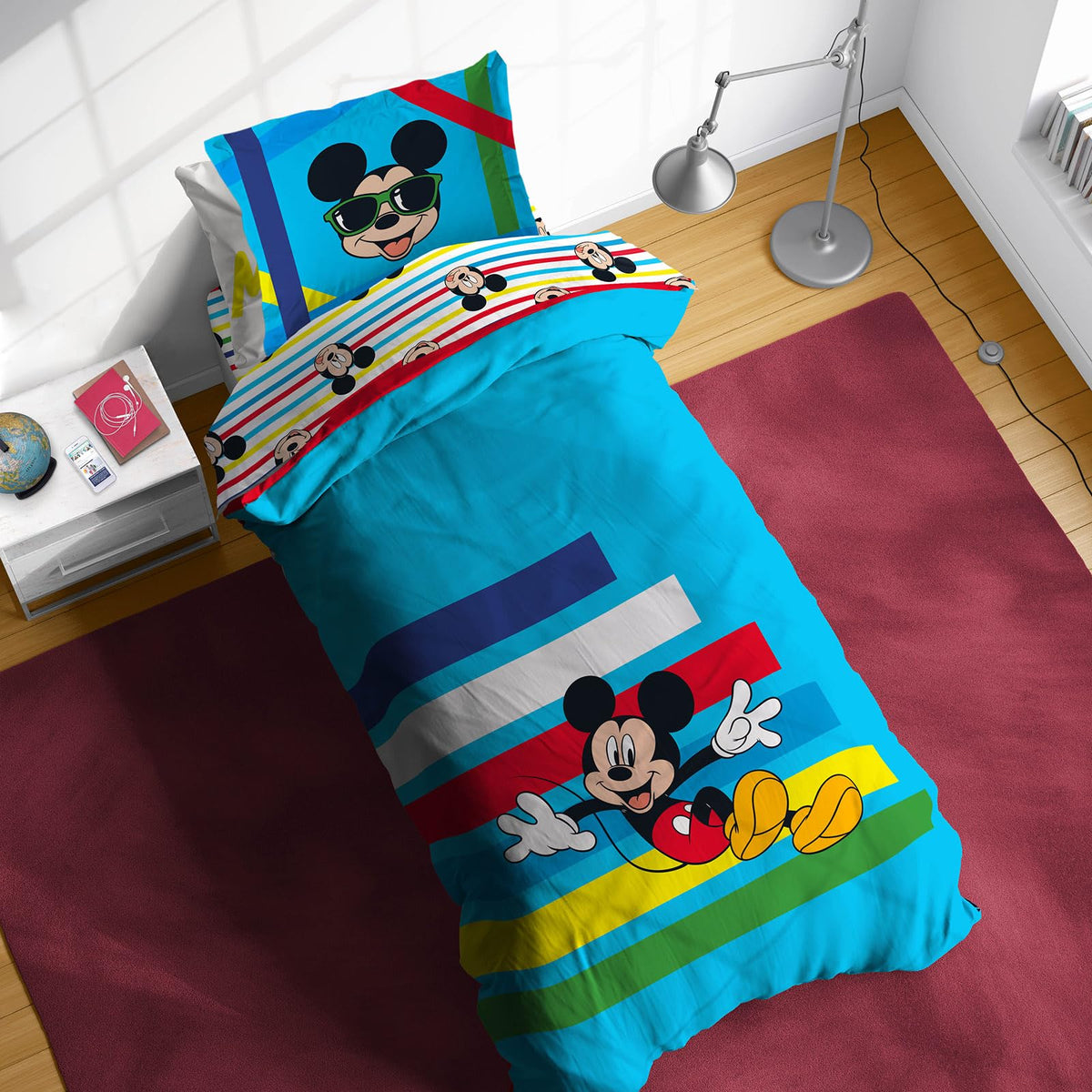 Sunny Side Up Bluey & Friends Full Comforter Set - 7 Piece Kids Bedding Includes Comforter, Sheets & Pillow Cover - Super Soft Microfiber Bed Set