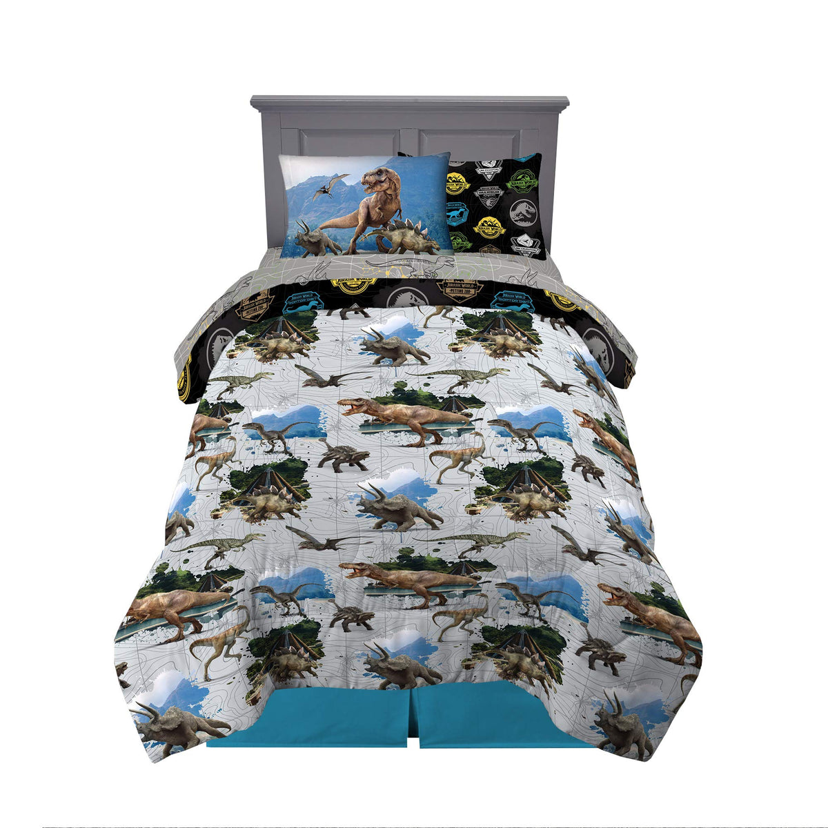 Franco Kids Bedding Super Soft Comforter and Sheet Set with Sham, 7 Piece Full Size, Paw Patrol