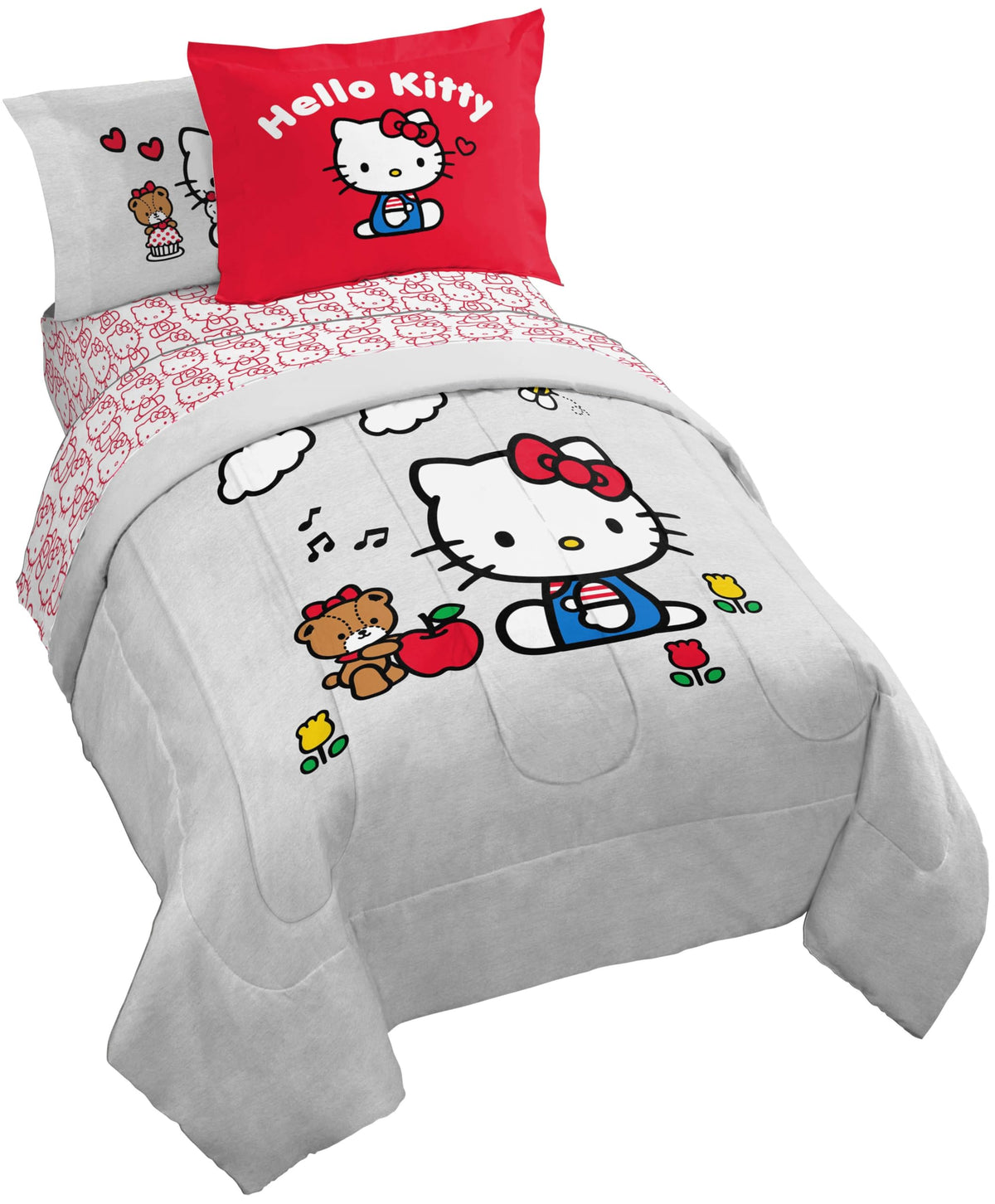 Disney Lilo and Stitch Full Size Comforter Set 7 Piece Bedding, Multi