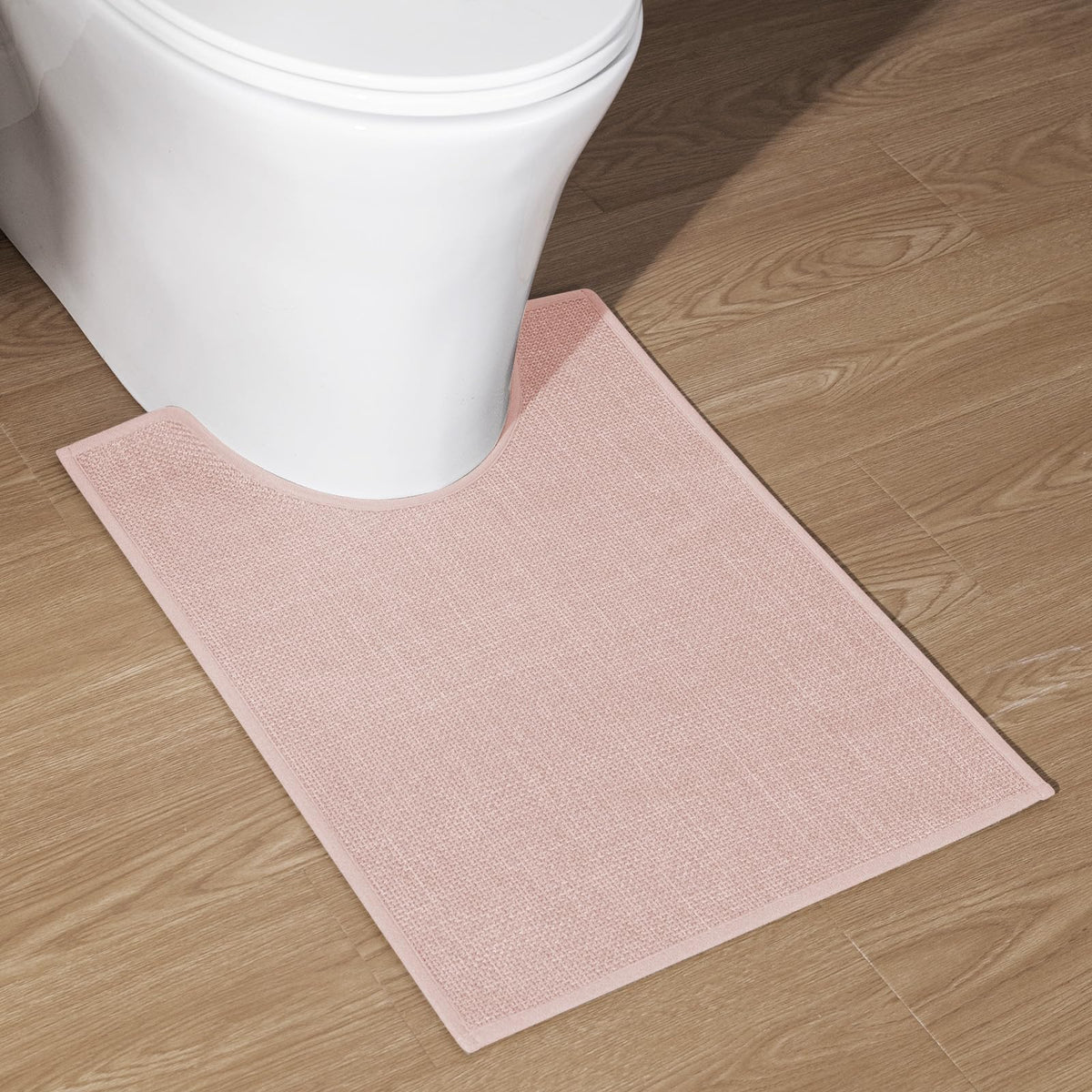 chakme Bathroom Rugs Mat 24x17, Ultra Thin Non Slip Bath Mat Small Quick Dry Absorbent Bath Mat for Bathroom Floor, (Dark Beige, 24"x17")