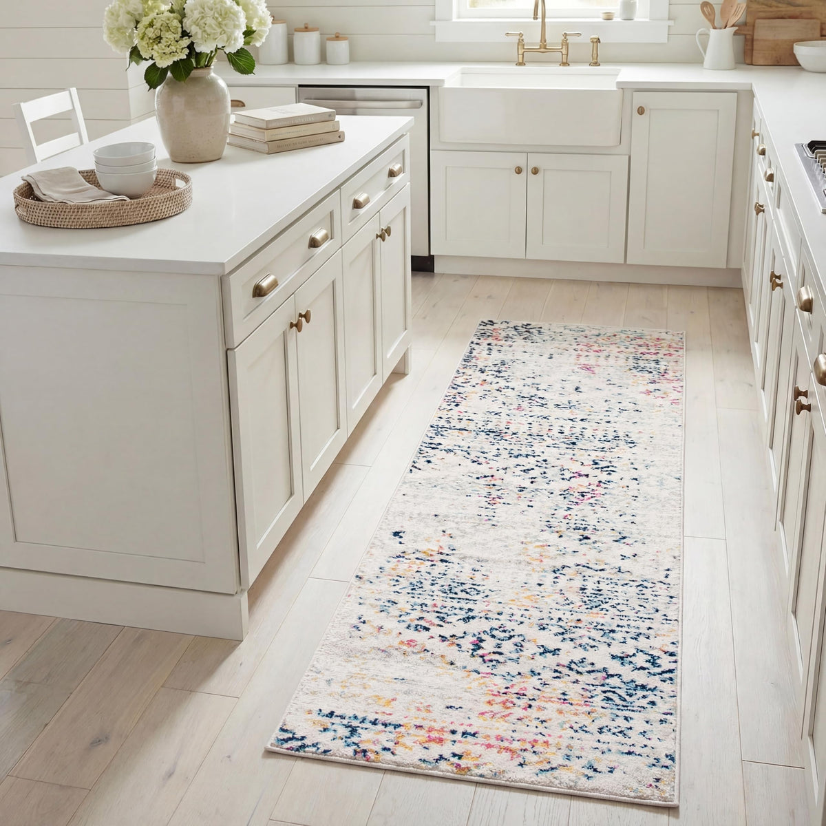 SAFAVIEH Tulum Area Rug 8x10, Large Ivory & Grey TUL272A