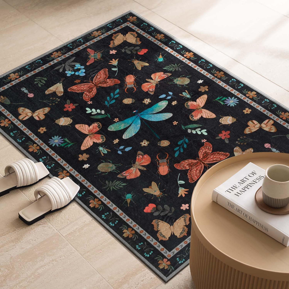Rugxara Grey 5x7 Area Rugs for Bedroom & Living Room