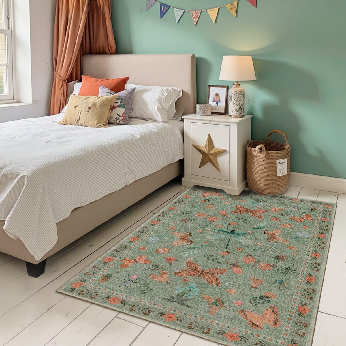 Rugxara Grey 5x7 Area Rugs for Bedroom & Living Room